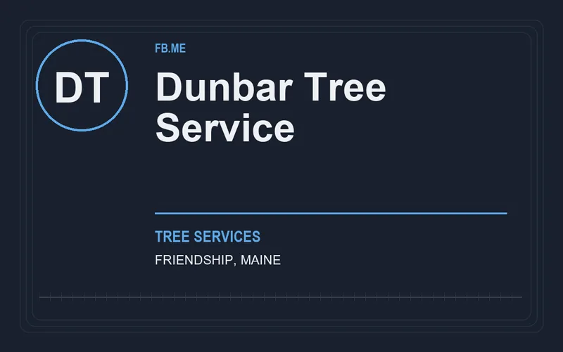 Dunbar Tree Service in Friendship, Maine