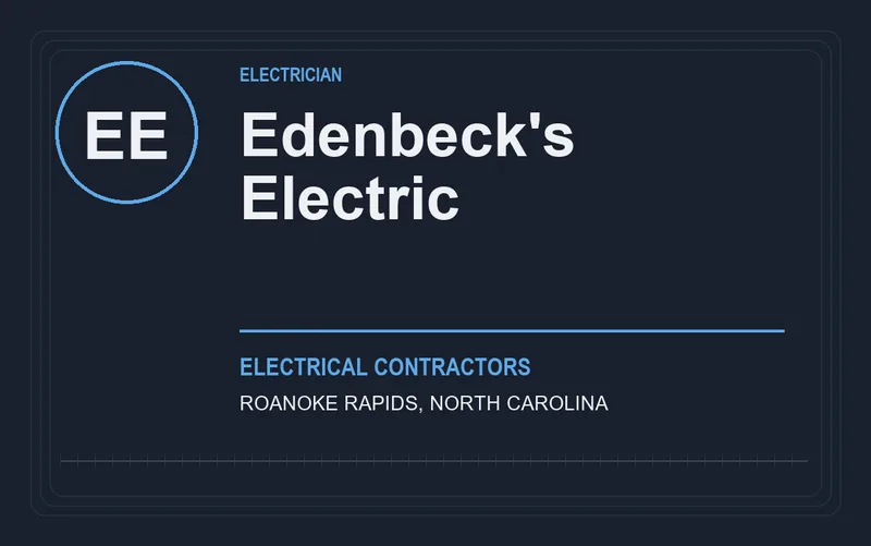 Edenbeck's Electric in Roanoke Rapids, North Carolina