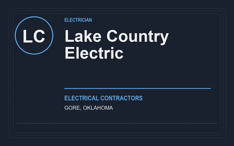 Lake Country Electric in Gore, Oklahoma