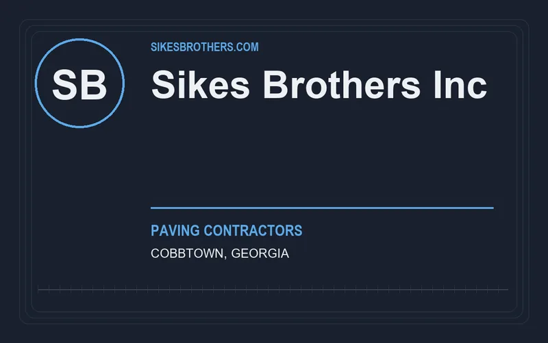 Sikes Brothers Inc in Cobbtown, Georgia