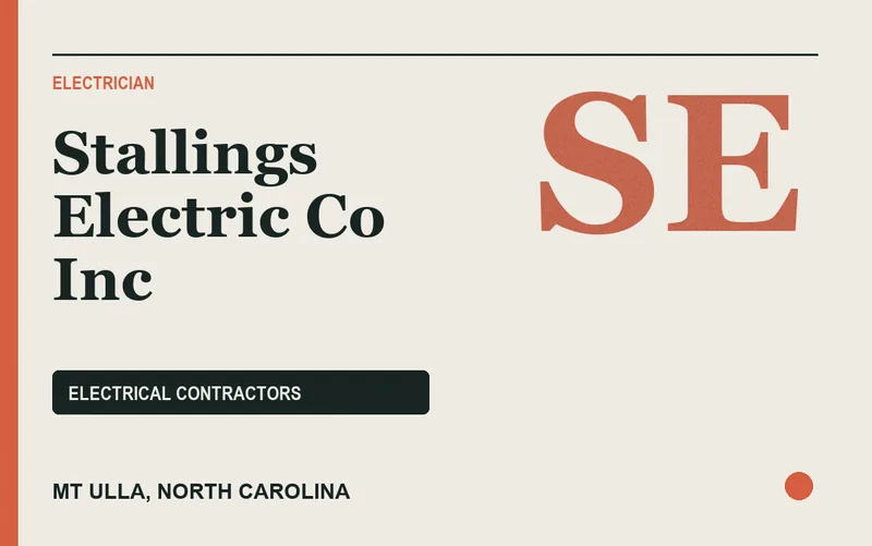 Stallings Electric Co Inc in Mt Ulla, North Carolina