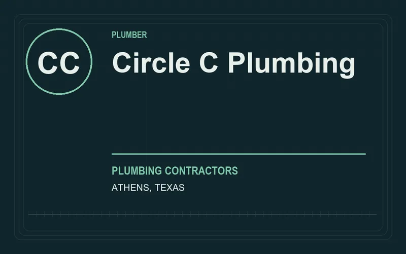 Circle C Plumbing in Athens, Texas