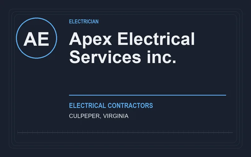 Apex Electrical Services inc. in Culpeper, Virginia