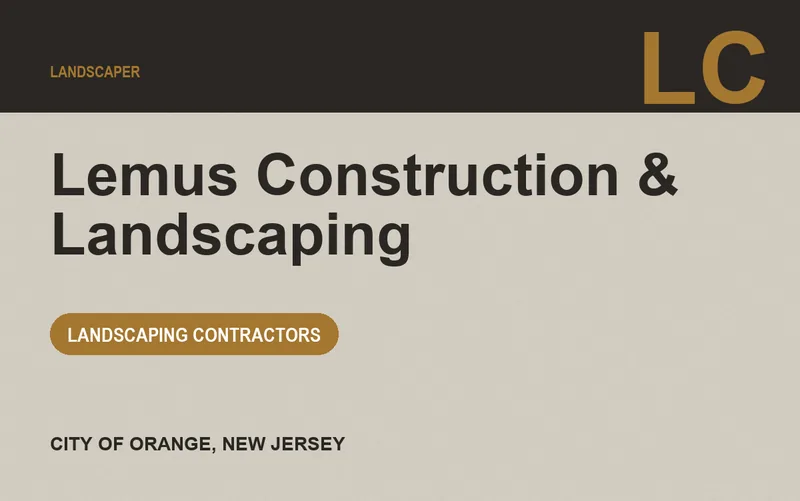 Lemus Construction & Landscaping in City of Orange, New Jersey