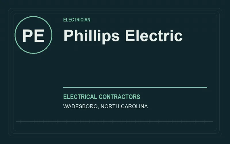 Phillips Electric in Wadesboro, North Carolina