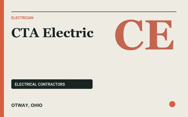 CTA Electric in Otway, Ohio