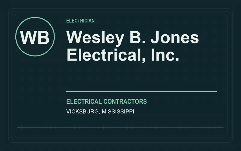 Wesley B. Jones Electrical, Inc. in Vicksburg, Mississippi