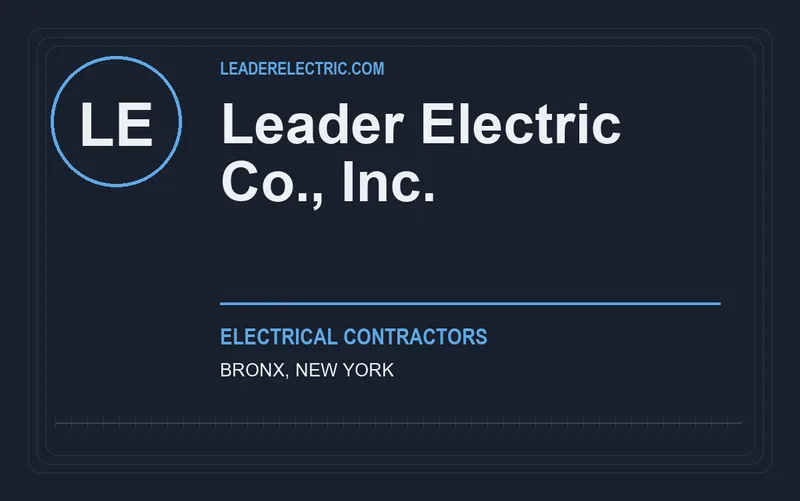 Leader Electric Co., Inc. in Bronx, New York