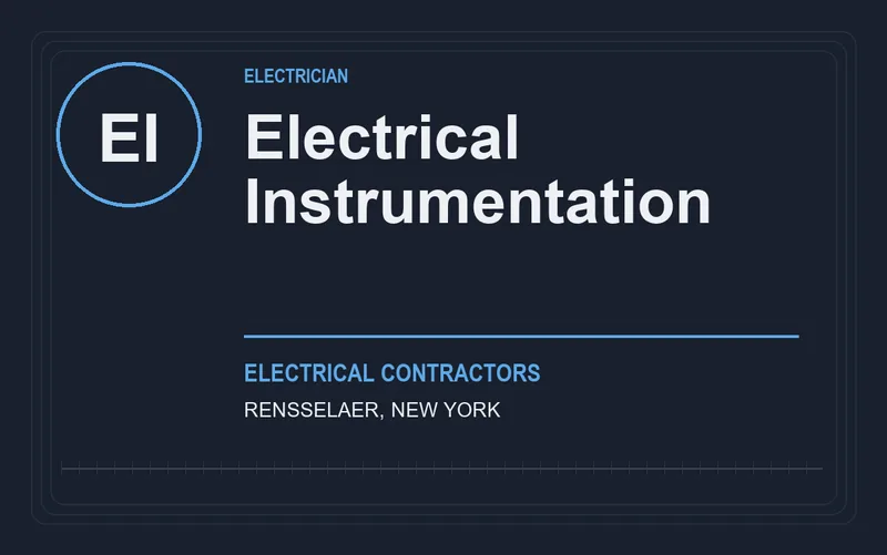 Electrical Instrumentation in Rensselaer, New York