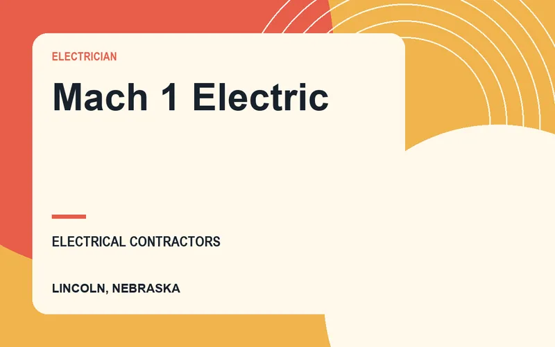 Mach 1 Electric in Lincoln, Nebraska