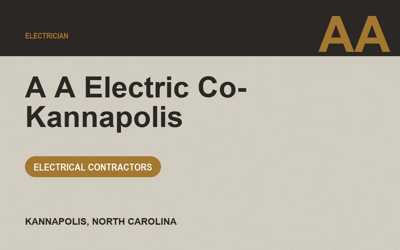 A A Electric Co- Kannapolis in Kannapolis, North Carolina