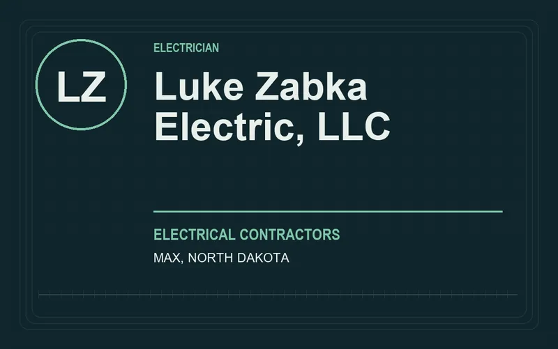 Luke Zabka Electric, LLC in Max, North Dakota