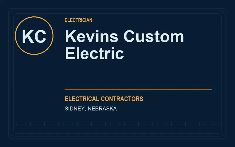 Kevins Custom Electric in Sidney, Nebraska