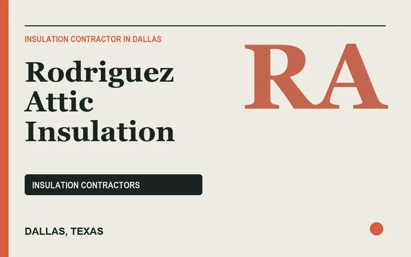 Rodriguez Attic Insulation in Dallas, Texas