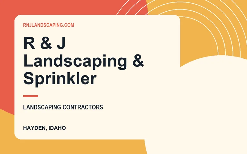 R & J Landscaping & Sprinkler in Hayden, Idaho