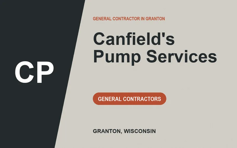 Canfield's Pump Services in Granton, Wisconsin