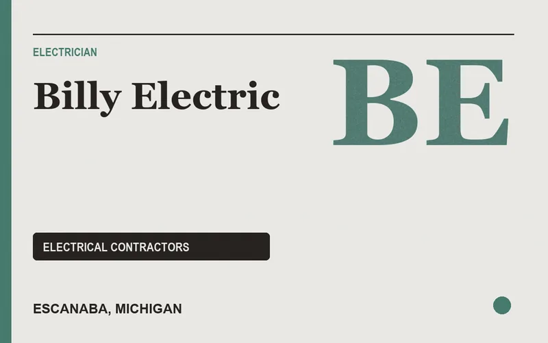 Billy Electric in Escanaba, Michigan