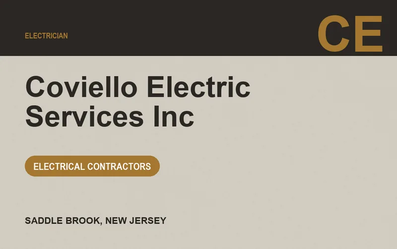 Coviello Electric Services Inc in Saddle Brook, New Jersey