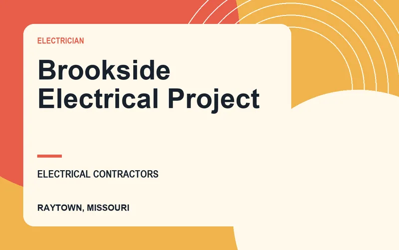 Brookside Electrical Project in Raytown, Missouri