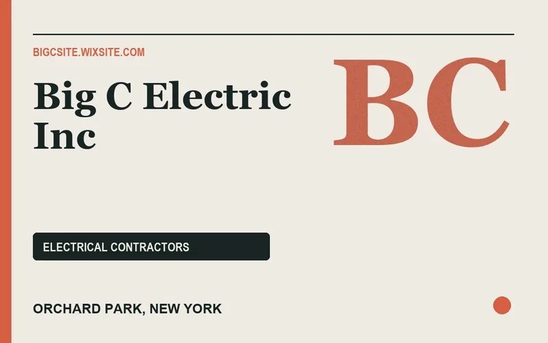 Big C Electric Inc in Orchard Park, New York