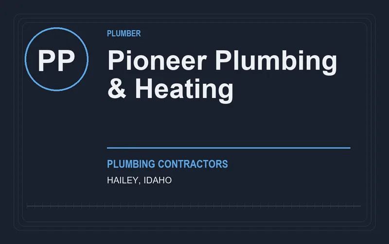 Pioneer Plumbing & Heating in Hailey, Idaho