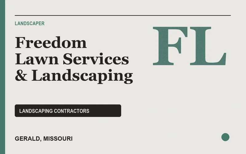 Freedom Lawn Services & Landscaping in Gerald, Missouri