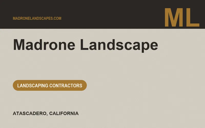 Madrone Landscape in Atascadero, California