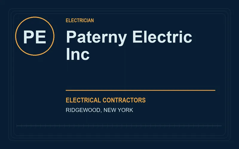 Paterny Electric Inc in Ridgewood, New York