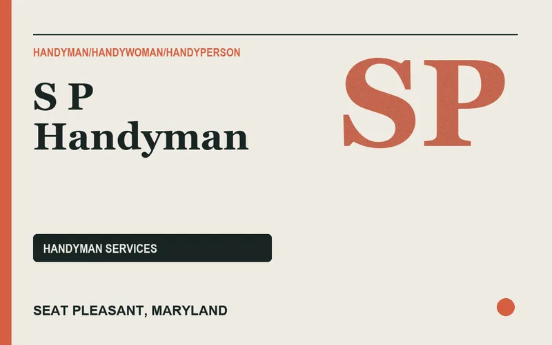 S P Handyman in Seat Pleasant, Maryland