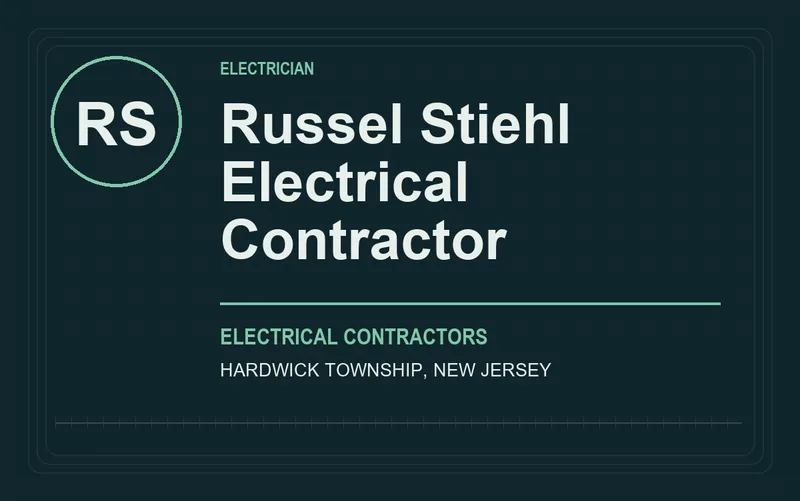 Russel Stiehl Electrical Contractor in Hardwick Township, New Jersey