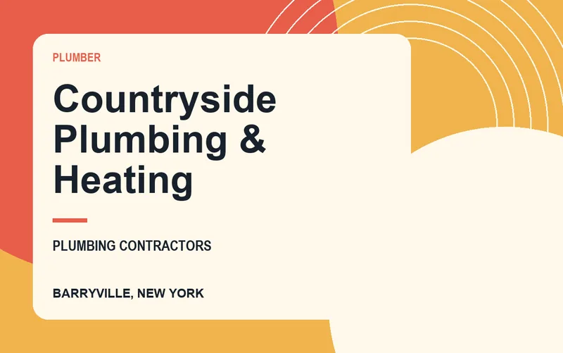 Countryside Plumbing & Heating in Barryville, New York