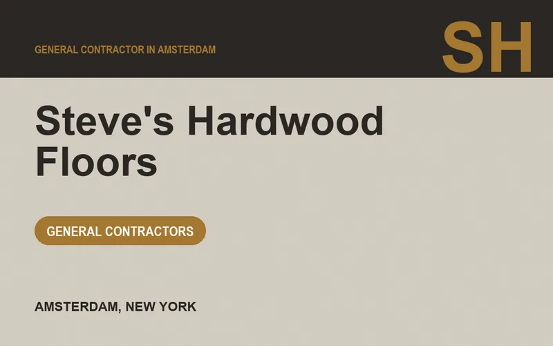Steve's Hardwood Floors in Amsterdam, New York