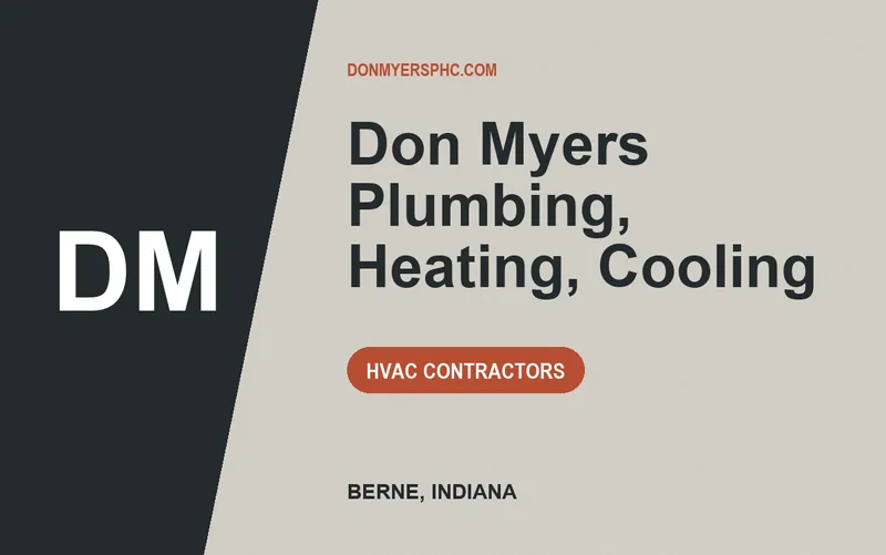 Don Myers Plumbing, Heating, Cooling in Berne, Indiana