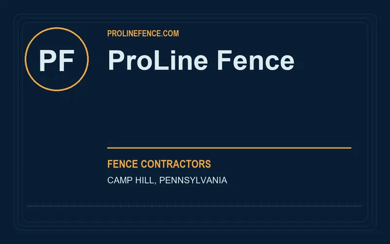 ProLine Fence in Camp Hill, Pennsylvania