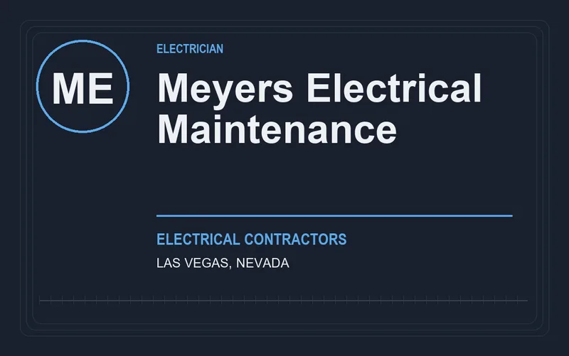 Meyers Electrical Maintenance in Las Vegas, Nevada
