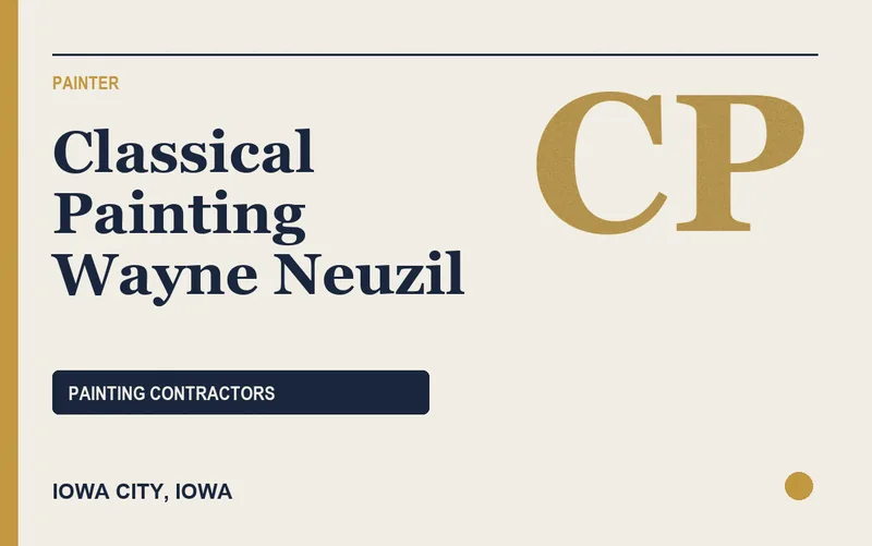 Classical Painting Wayne Neuzil in Iowa City, Iowa
