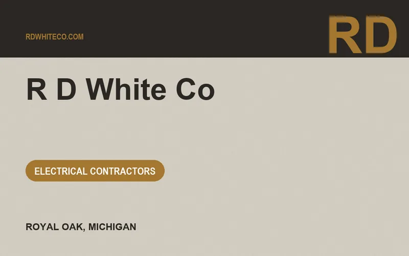 R D White Co in Royal Oak, Michigan