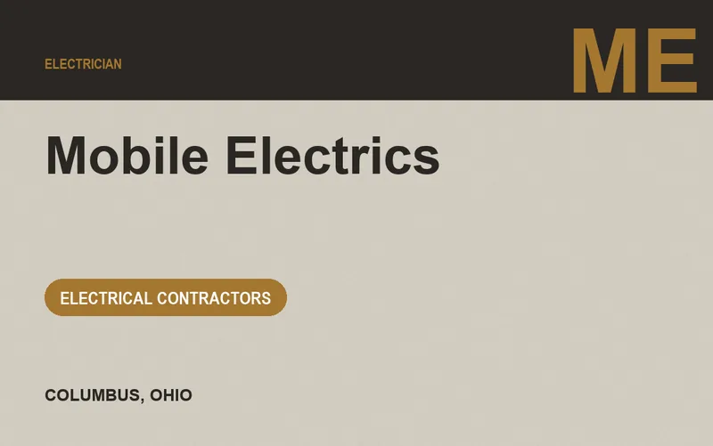 Mobile Electrics in Columbus, Ohio