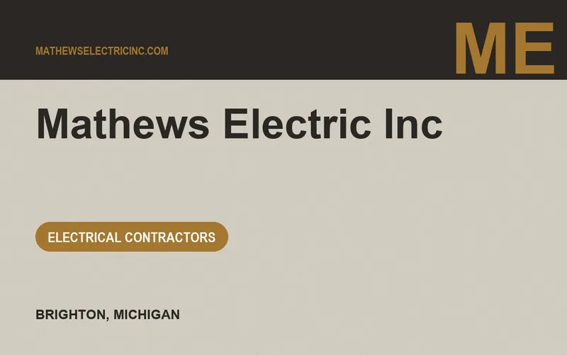 Mathews Electric Inc in Brighton, Michigan