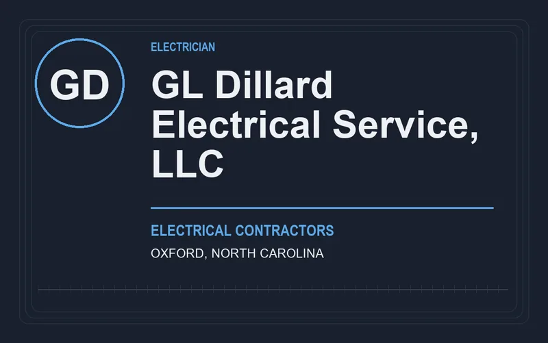 GL Dillard Electrical Service, LLC in Oxford, North Carolina