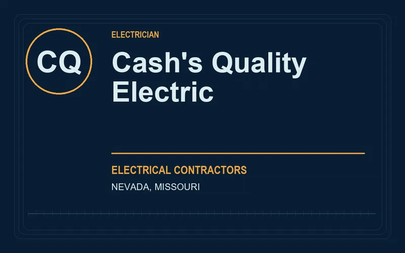 Cash's Quality Electric in Nevada, Missouri