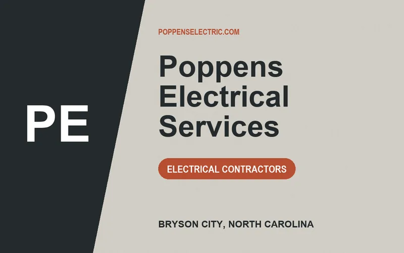 Poppens Electrical Services in Bryson City, North Carolina