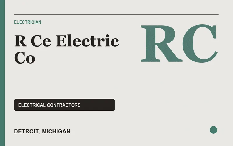 R Ce Electric Co in Detroit, Michigan