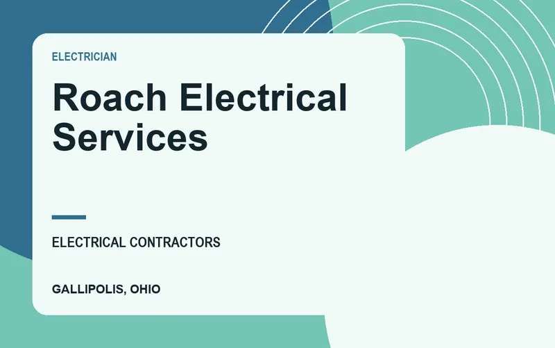 Roach Electrical Services in Gallipolis, Ohio