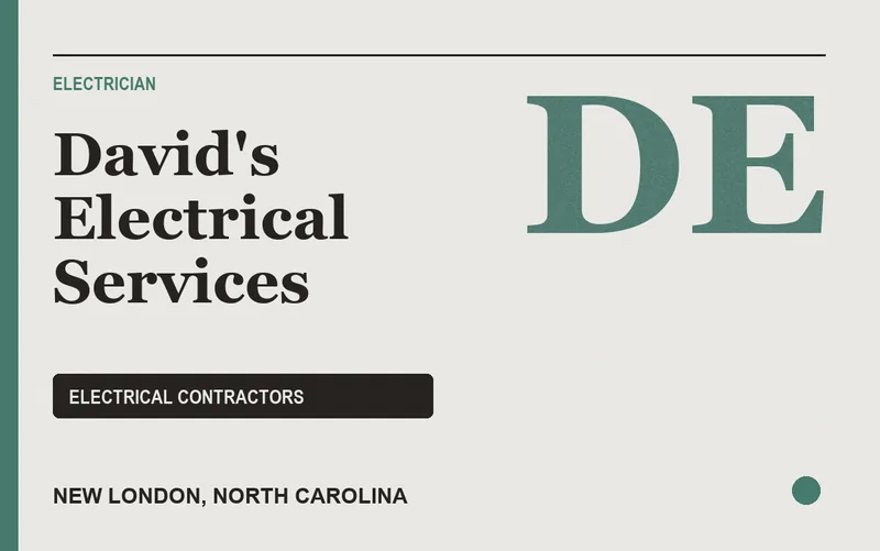 David's Electrical Services in New London, North Carolina