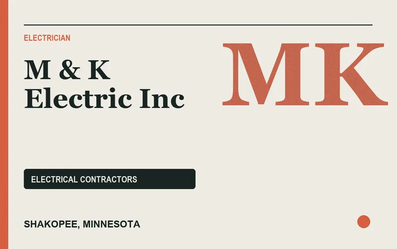 M & K Electric Inc in Shakopee, Minnesota