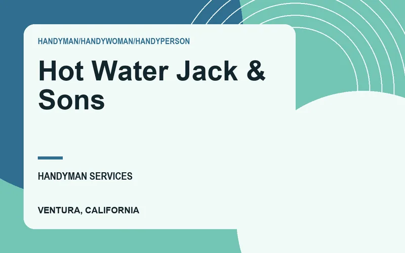 Hot Water Jack & Sons in Ventura, California