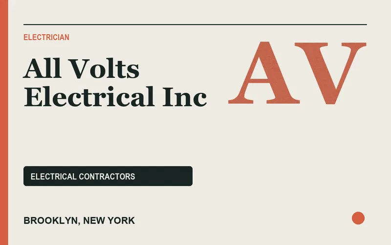 All Volts Electrical Inc in Brooklyn, New York