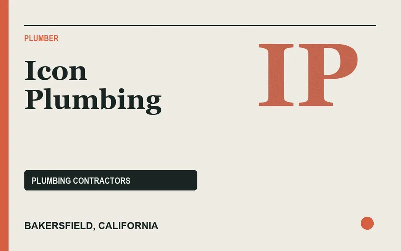 Icon Plumbing in Bakersfield, California