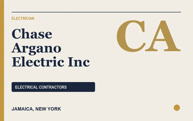 Chase Argano Electric Inc in Jamaica, New York